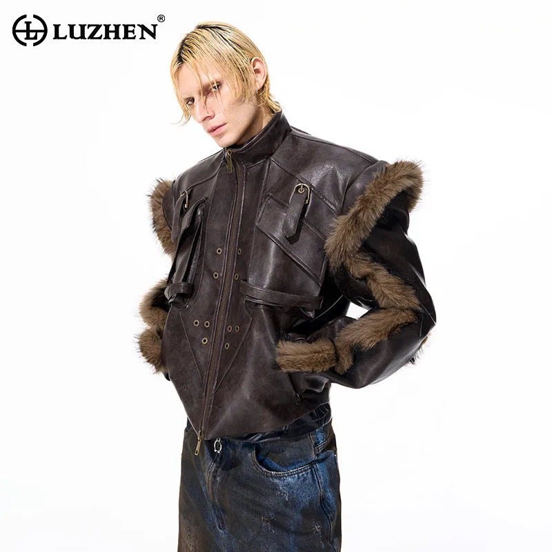 LUZHEN ファッションパーソナライズされたハイストリート - Street Fashion Men 2025 のレビューと価格